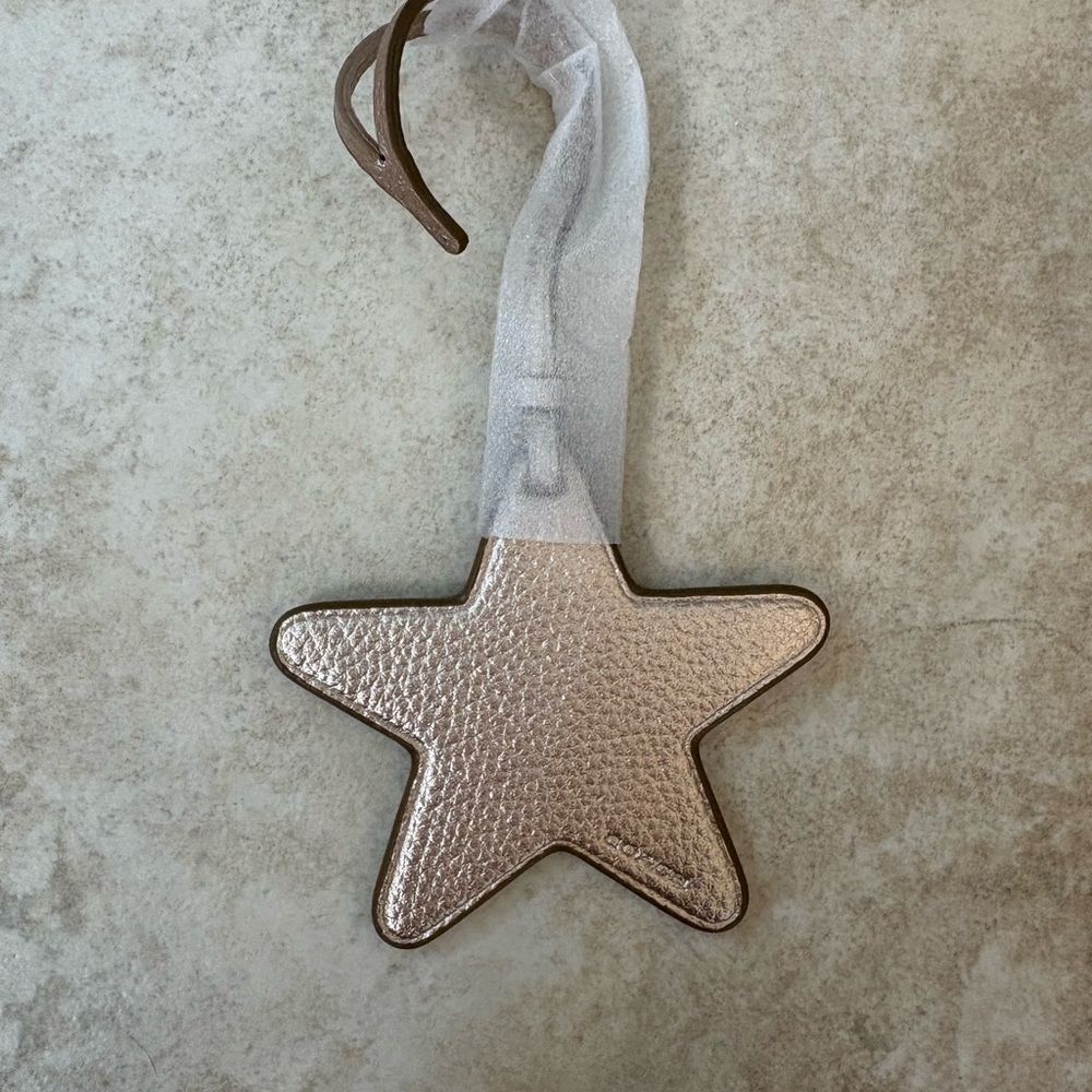 Coach Gold Star Bag Charm